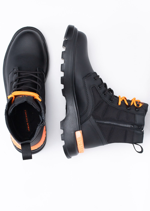 Herren Stiefel Schwarz ARMANI EXCHANGE XUM010 XV613 K001 