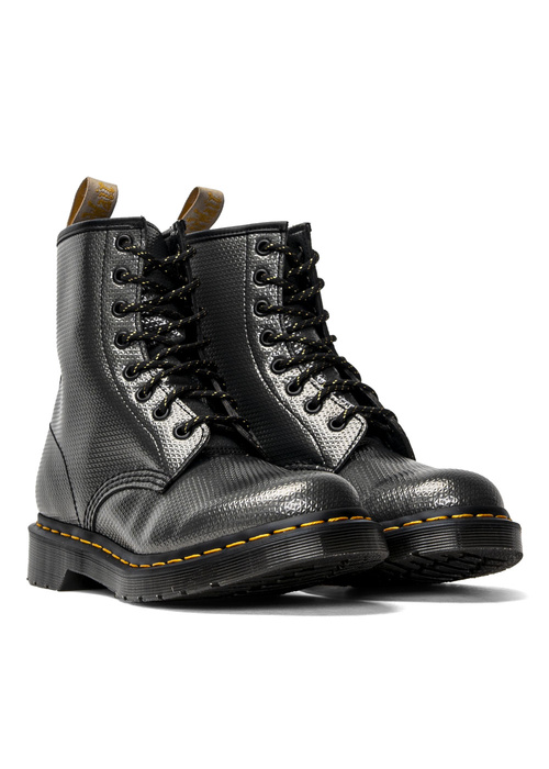 Damen Stiefel Grau Dr. Martens 1460 Vegan Gunmetal