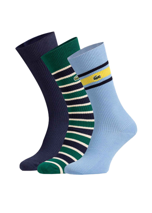 Herren-Socken Lacoste im 3er-Pack Mehrfarbig