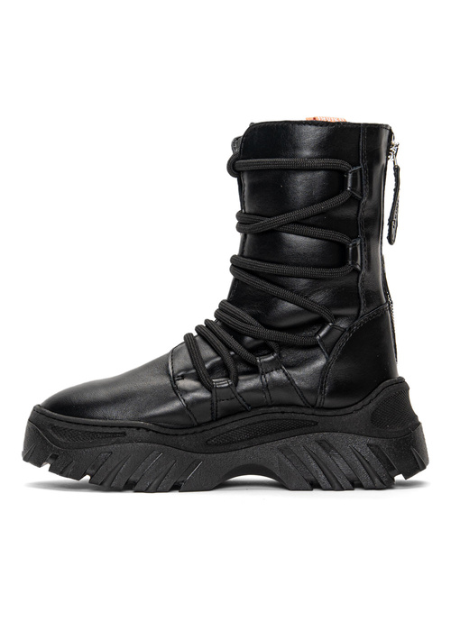 INUIKII Boot Trekking Lace Up Black (70107-110)