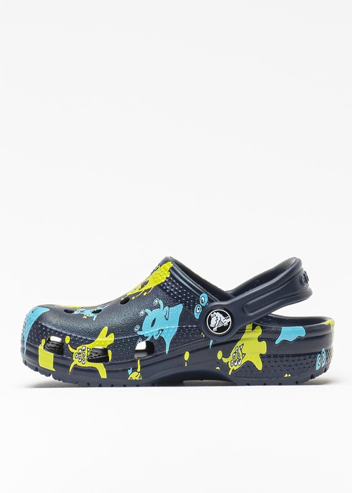 Crocs Classic Monster Print Clog (206833-410)