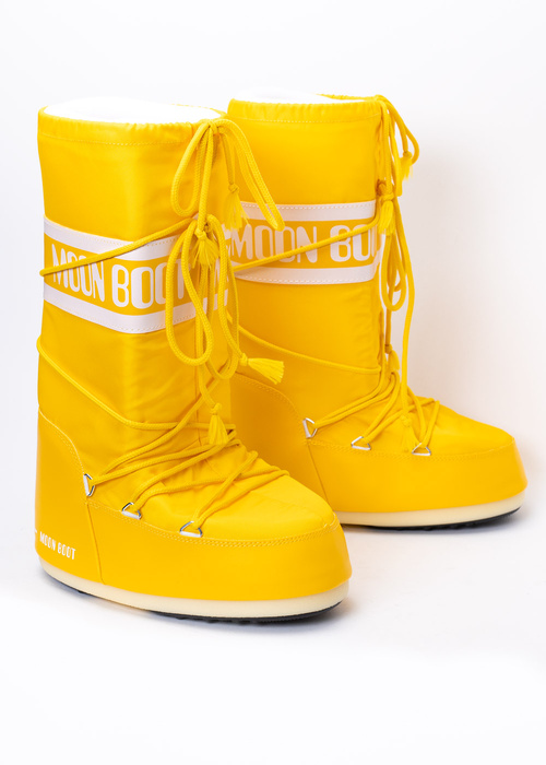 Damen Winterschuhe Gelb Moon Boot Nylon Yellow