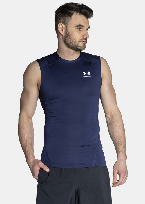 Trainings T-Shirt für Herren Dunkelblau Under Armour HeatGear Armour 