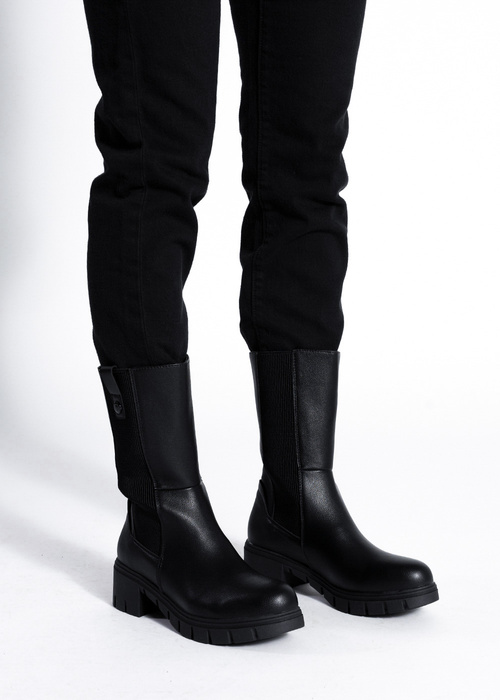 Damen Chelsea-Boots Schwarz BUGATTI 431A4T3B5000-1000 