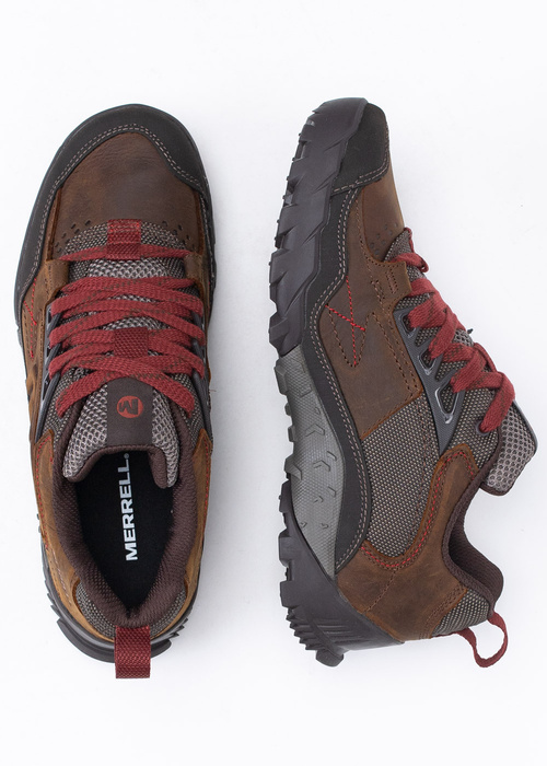 Herren Trekkingschuhe Braun Merrell Annex Trak Low