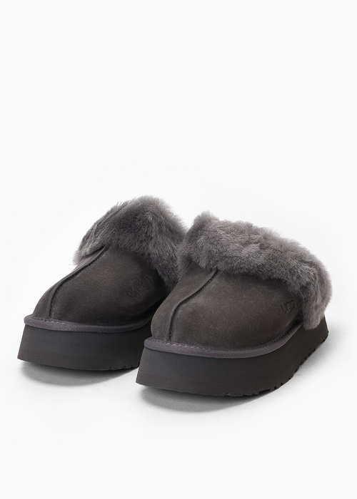 Damen Hausschuhe Grau UGG W DISQUETTE