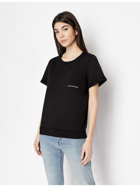 Damen T-Shirt ARMANI EXCHANGE AX Woman Apparel 8NYM03-YJ68Z-1200 