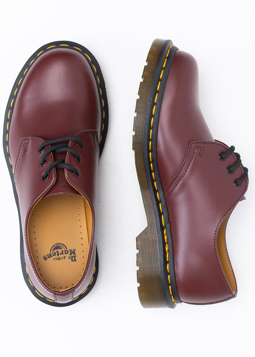 Halbschuhe Unisex Burgund Dr. Martens 1461 Cheery Red Smooth